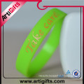 antique custom made high quality wholesale custom silicon wristband for gift promotion